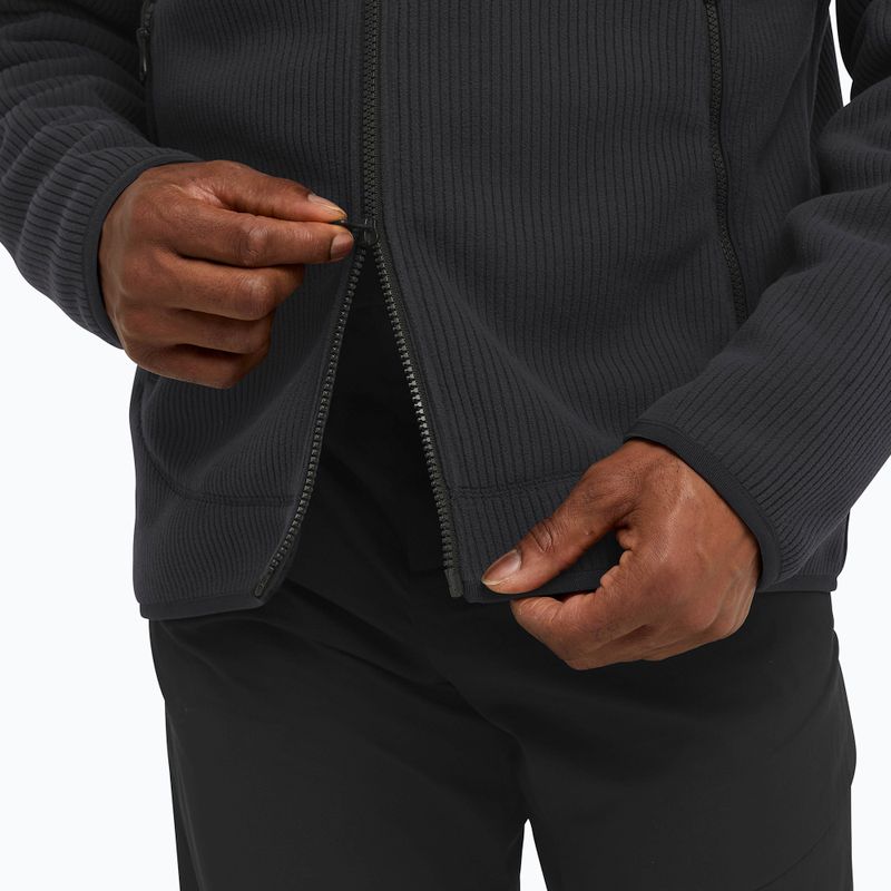 Pánská trekingová mikina Jack Wolfskin Lake Ridge Hooded black 6