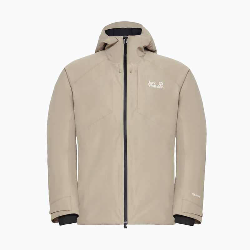 Pánská péřová bunda Jack Wolfskin Icecape 2L Down Ins Rds linen 7
