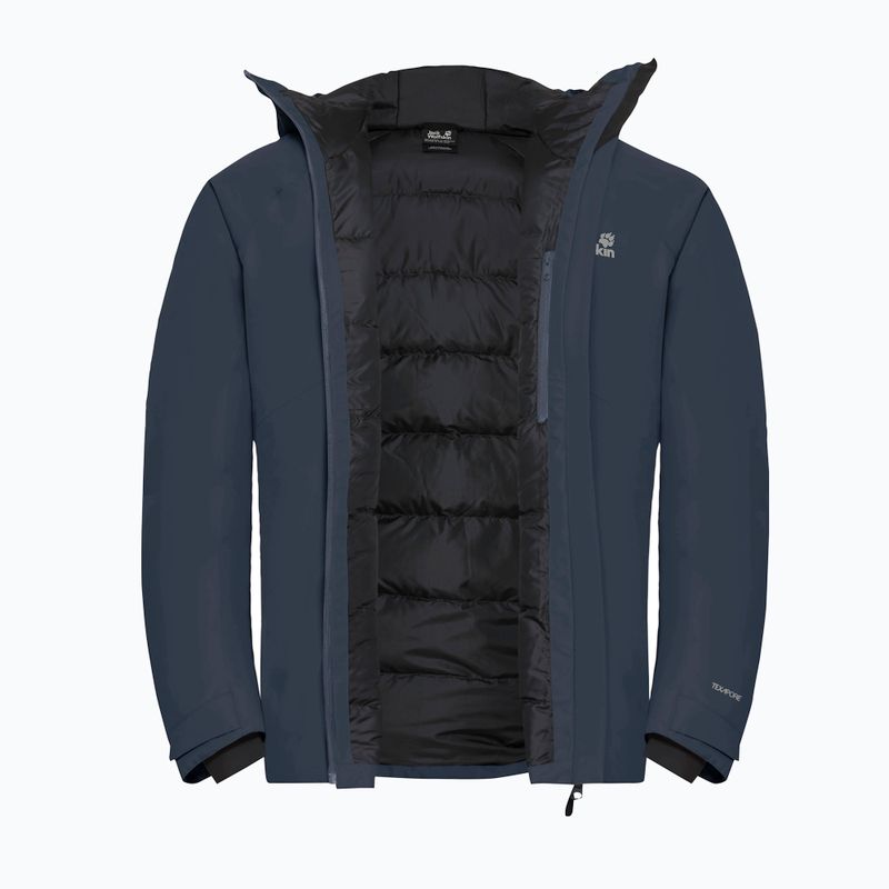 Pánská nepromokavá bunda Jack Wolfskin Icecape 2L Down Ins Rds midnight sky 9