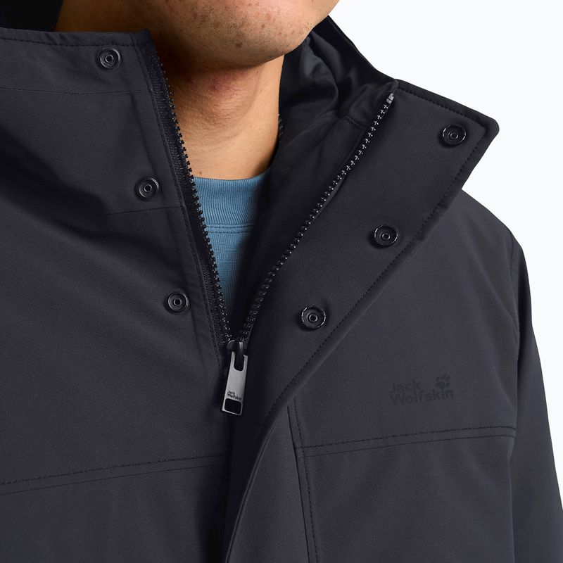 Pánská zateplená bunda Jack Wolfskin Cold Camp Coat dark navy 4