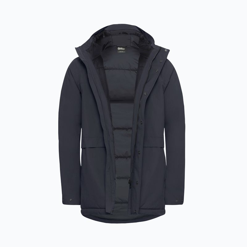 Pánská zateplená bunda Jack Wolfskin Cold Camp Coat dark navy 9
