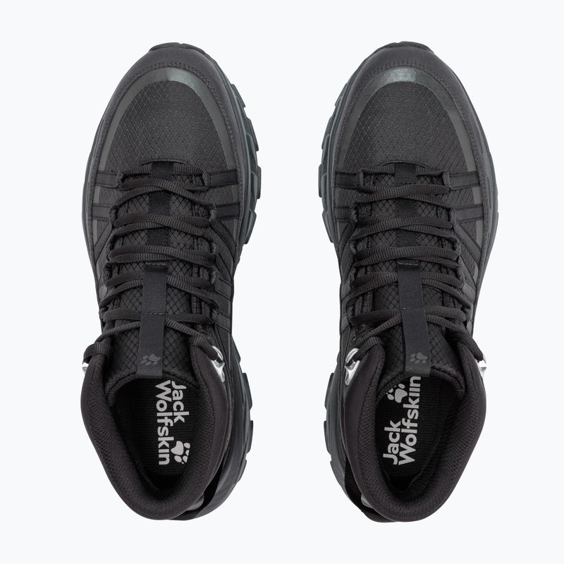 Pánské turistické boty Jack Wolfskin Wild Hike Texapore Mid black 3