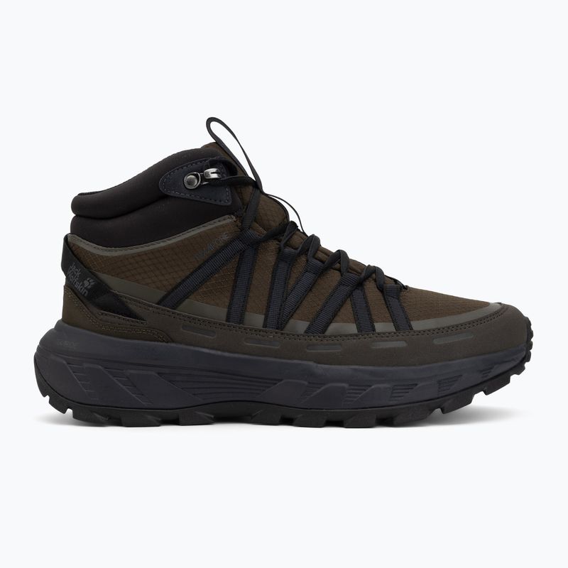 Pánské turistické boty Jack Wolfskin Wild Hike Texapore Mid obsidian moss 2