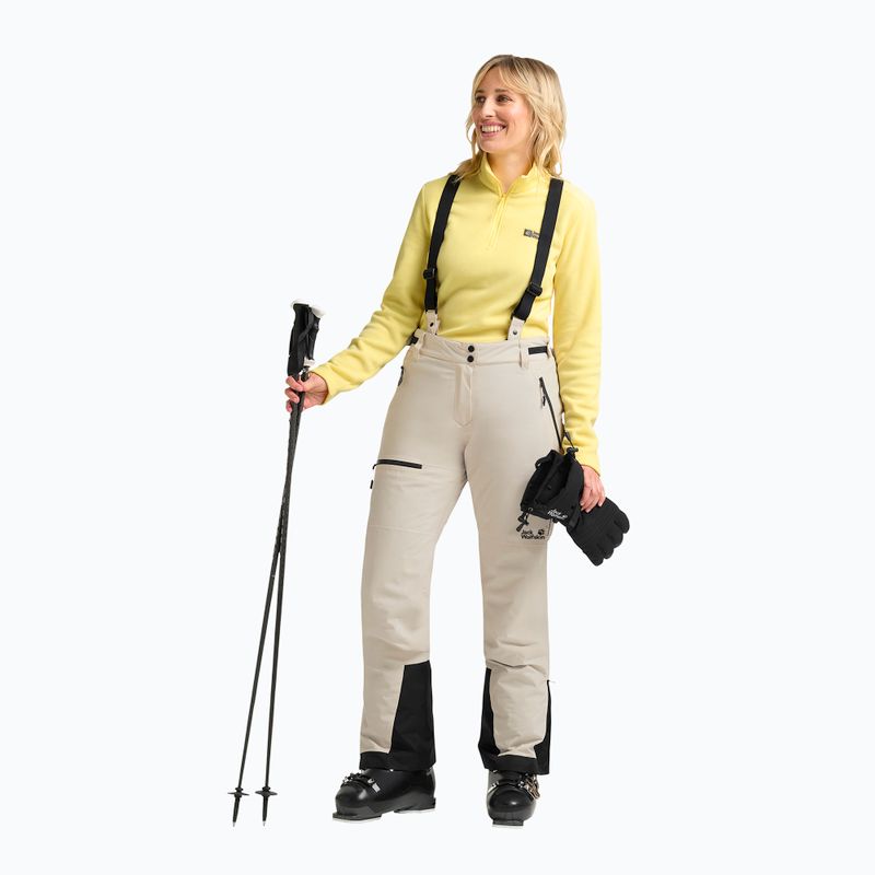 Dámské lyžařské kalhoty Jack Wolfskin Flowline Pro 2L Ins pale sand 2