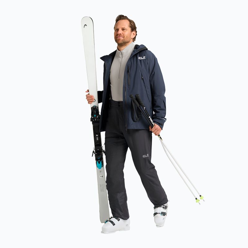 Pánské lyžařské kalhoty Jack Wolfskin Flowline Pro 2L Ins black 2