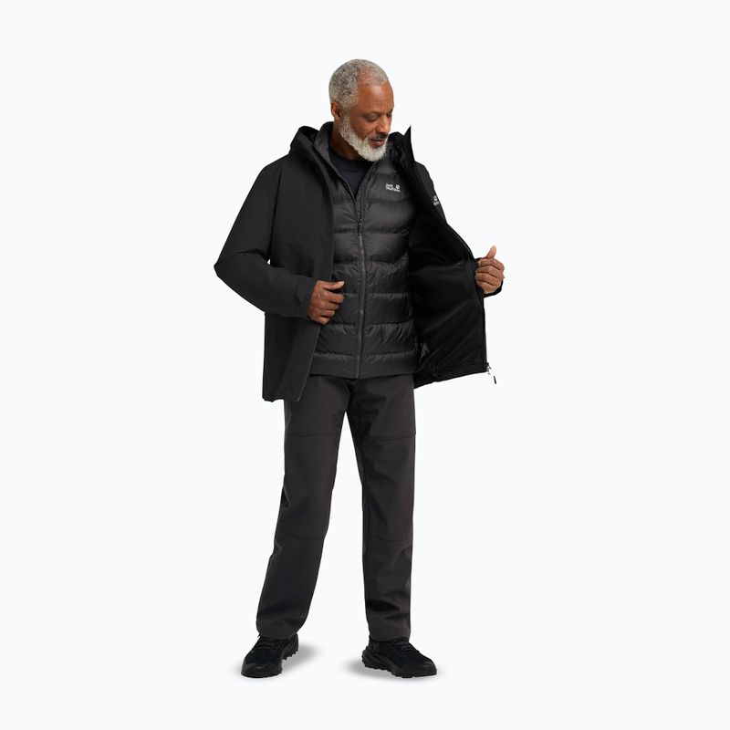 Pánská bunda 3v1 Jack Wolfskin Icecape 3In1 Down Rds black 2