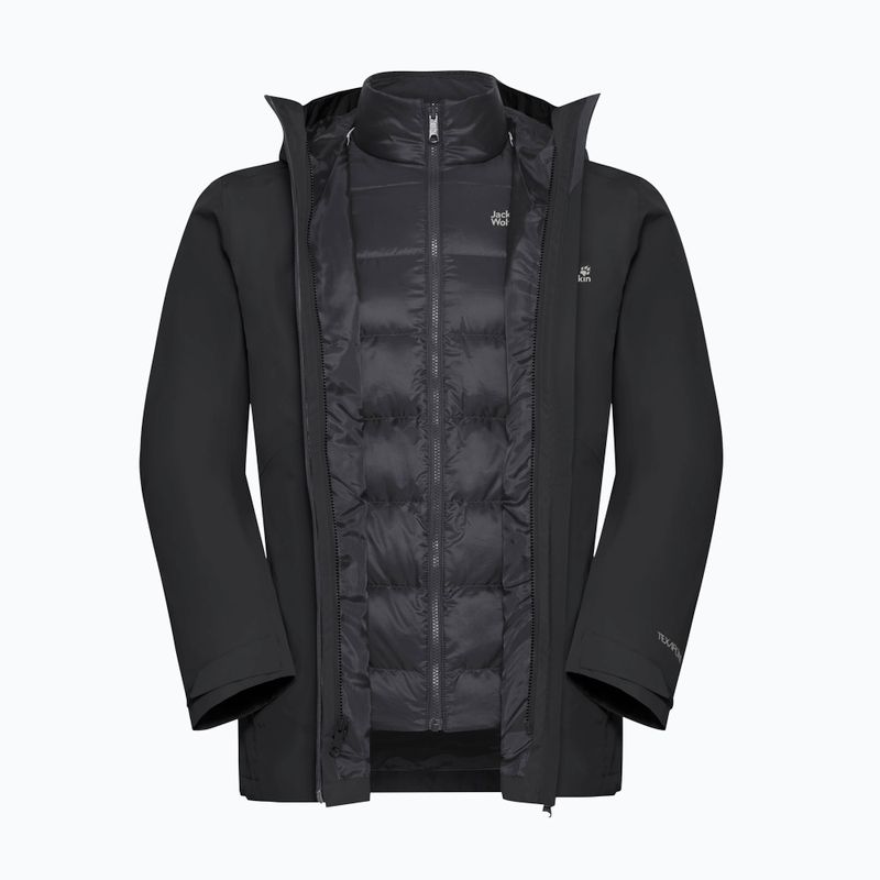 Pánská bunda 3v1 Jack Wolfskin Icecape 3In1 Down Rds black 12