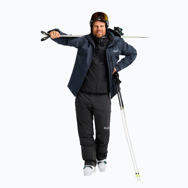 Pánské lyžařské kalhoty Jack Wolfskin Flowline 2L Ins black 2