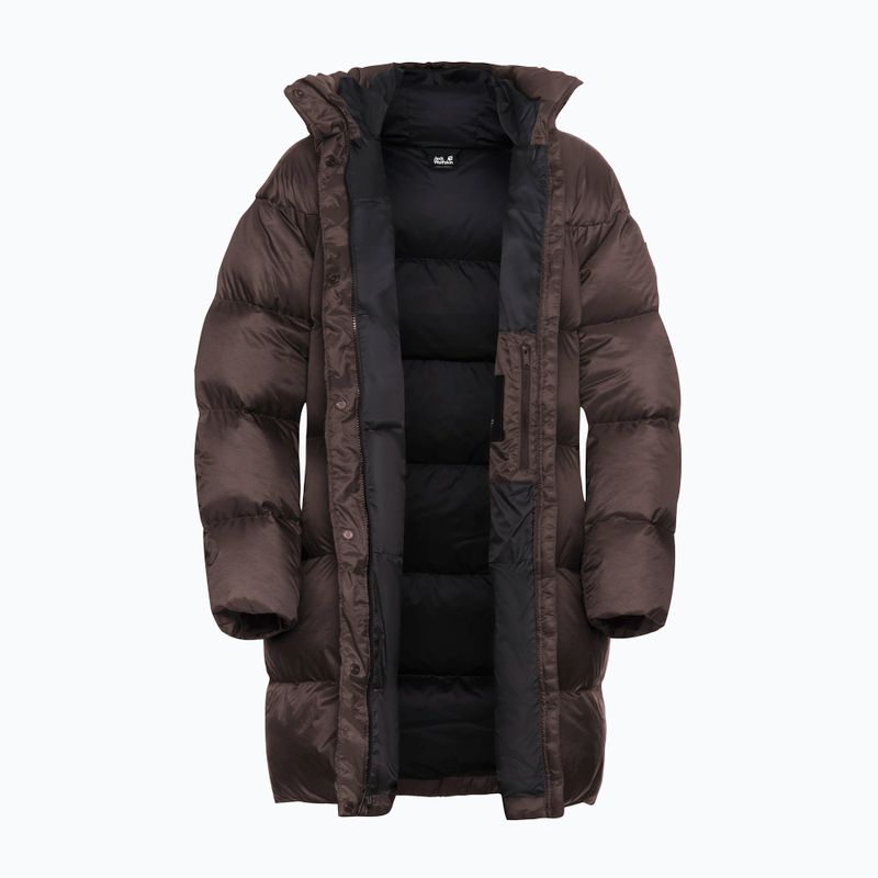 Dámský péřový kabát Jack Wolfskin Icy Hill Coat Rds peat 9