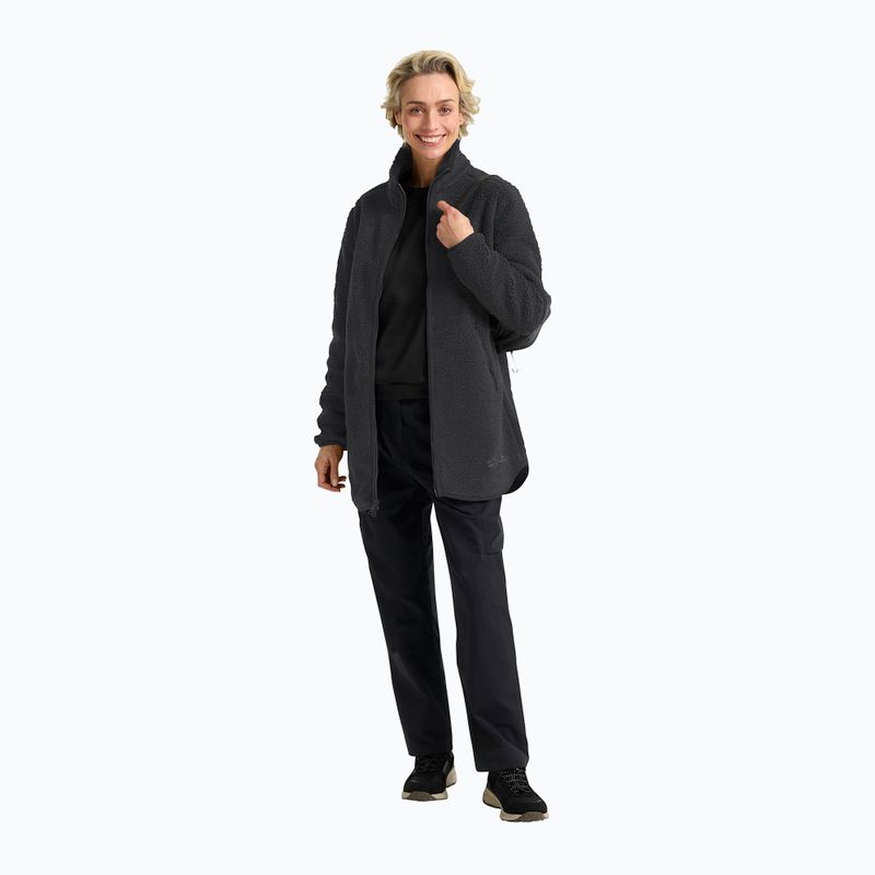 Dámská trekingová bunda Jack Wolfskin High Curl Coat black 2