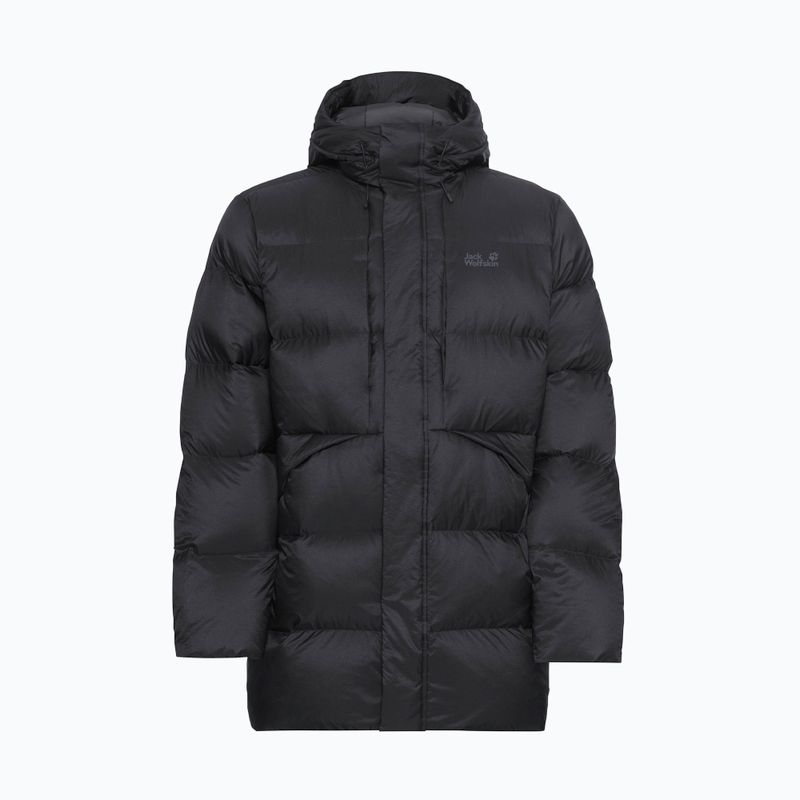 Pánská péřová bunda Jack Wolfskin Icy Hill Coat Rds black 7