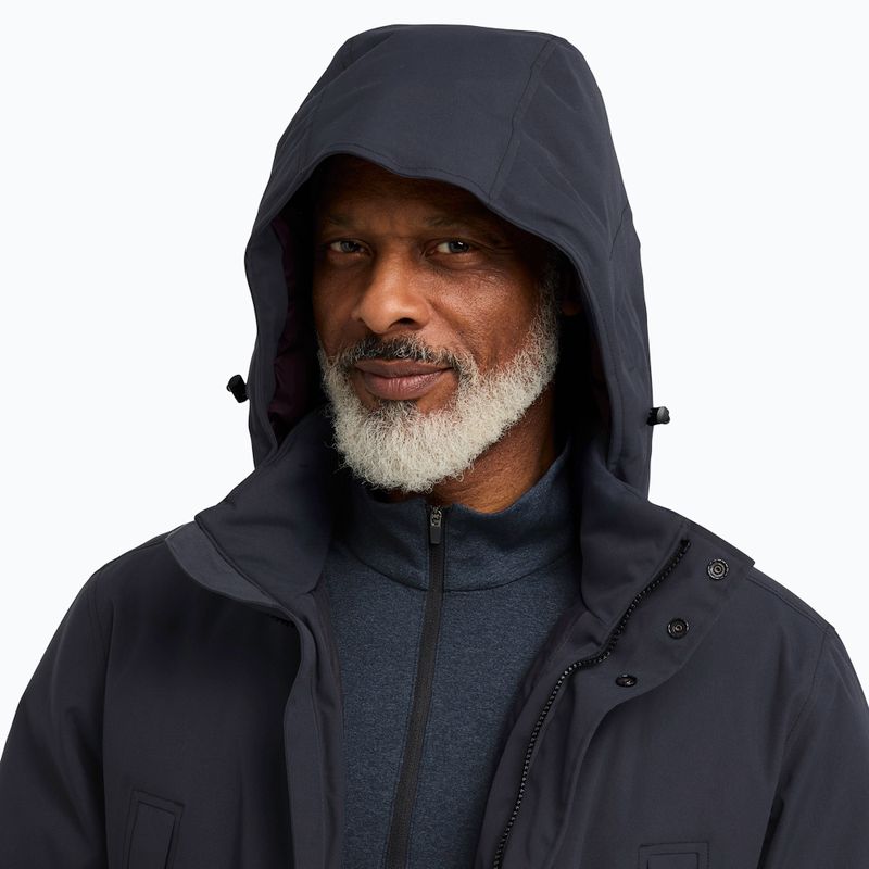Pánská nepromokavá bunda Jack Wolfskin Canyon Shield Parka dark navy 4