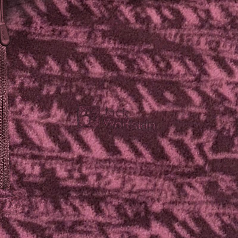 Dámská trekingová mikina Jack Wolfskin Big Sky Half Zip raisin 9