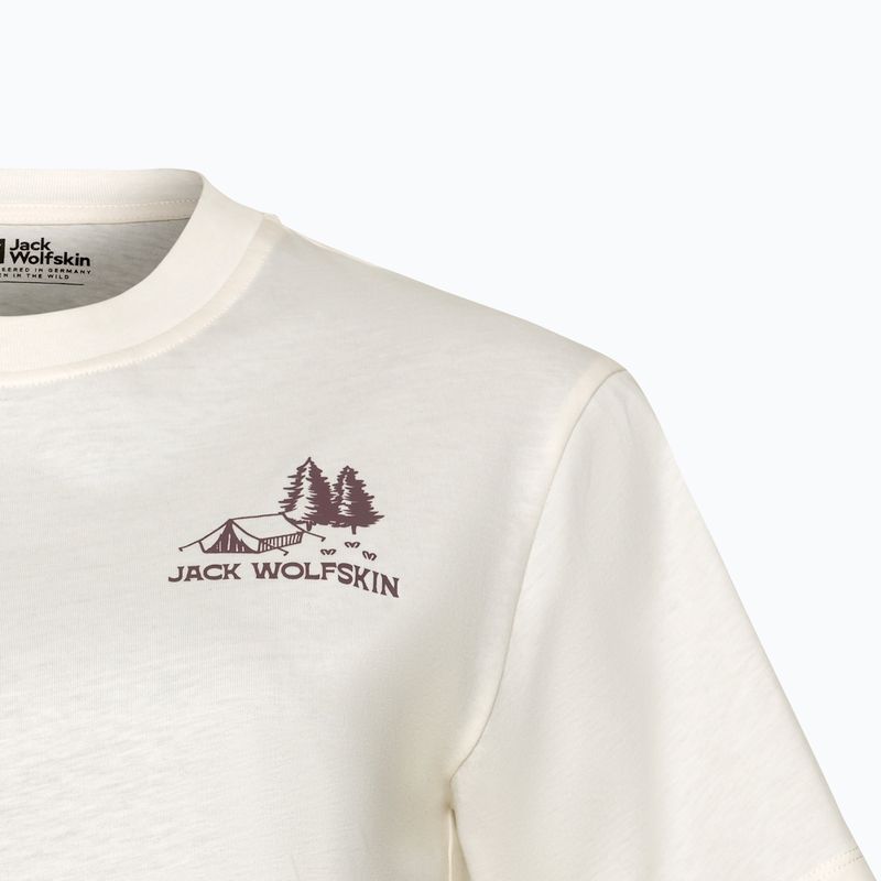 Dámské tričko Jack Wolfskin Cadena tent cotton white 7