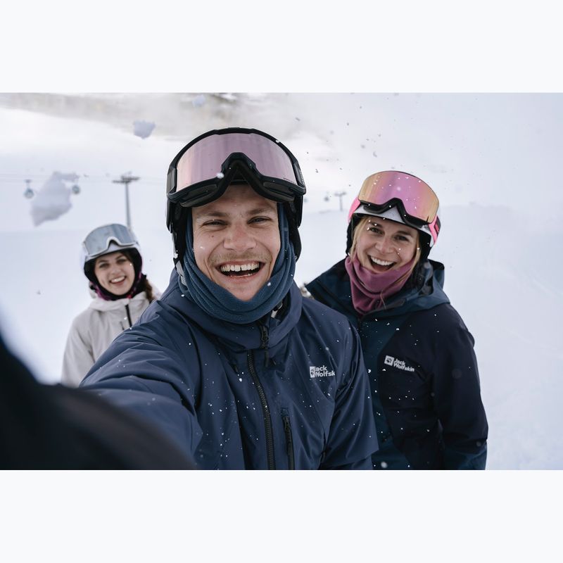 Víceúčelový šátek Jack Wolfskin Real Stuff Loop raisin 7