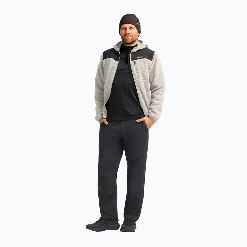 Pánská fleecová mikina Jack Wolfskin Kammweg Pile Fz pale sand 2