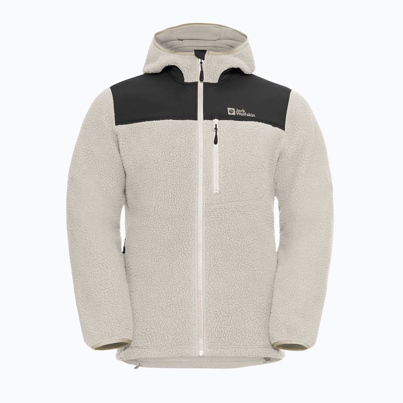 Pánská fleecová mikina Jack Wolfskin Kammweg Pile Fz pale sand 7