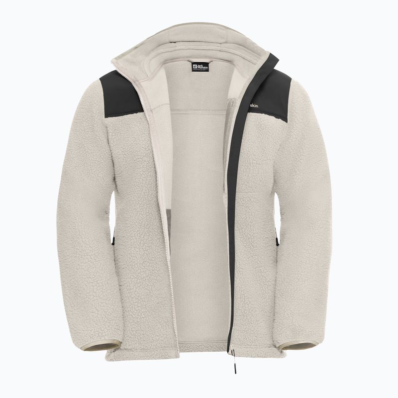 Pánská fleecová mikina Jack Wolfskin Kammweg Pile Fz pale sand 9