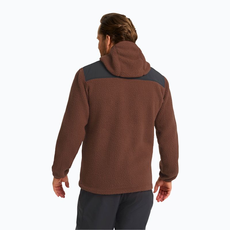 Pánská fleece mikina Jack Wolfskin Kammweg Pile Fz hot choc 3