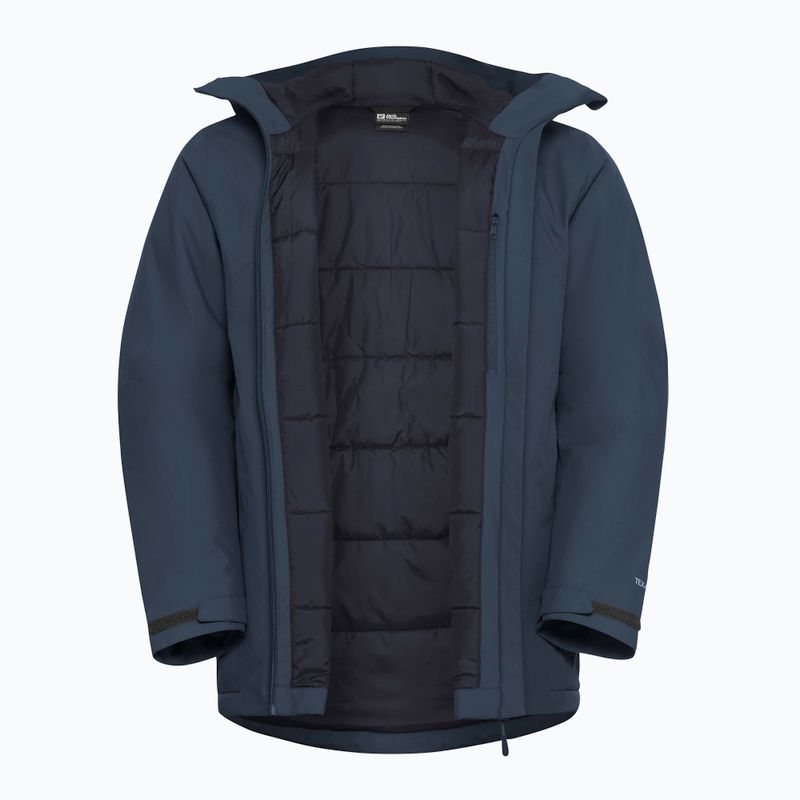 Pánská péřová bunda Jack Wolfskin Wisper Ins midnight sky/dark navy 9