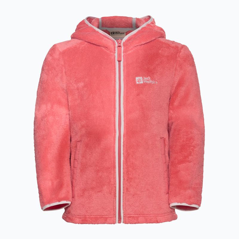 Dětská trekkingová mikina Jack Wolfskin Nepali sunset coral 4