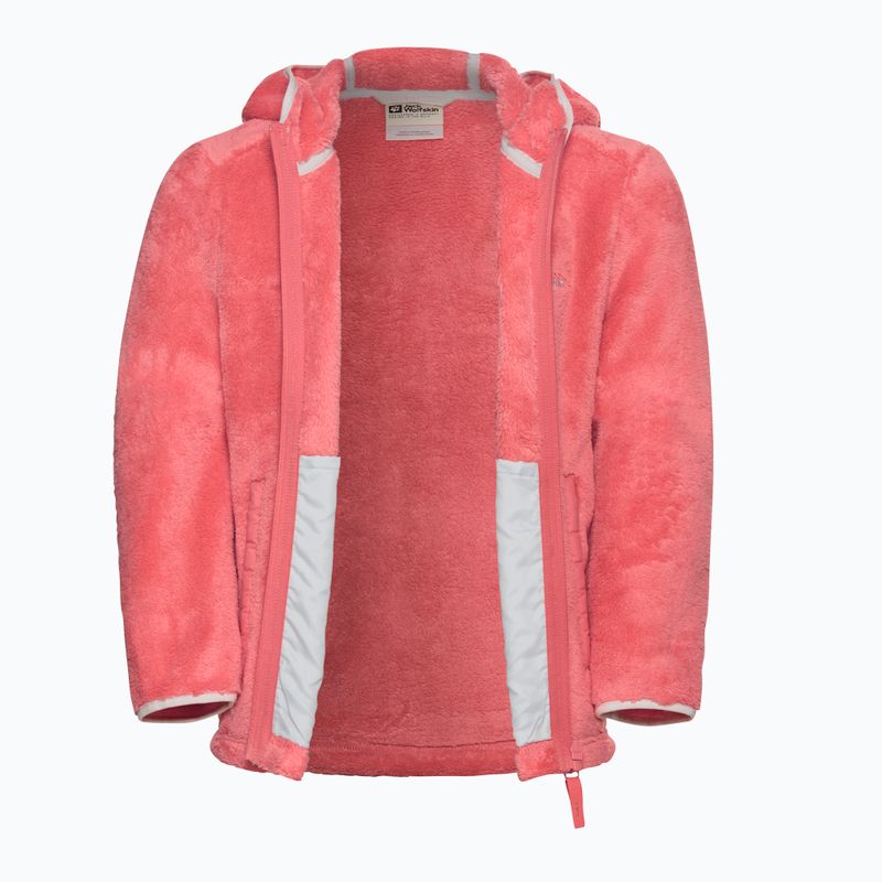 Dětská trekkingová mikina Jack Wolfskin Nepali sunset coral 6