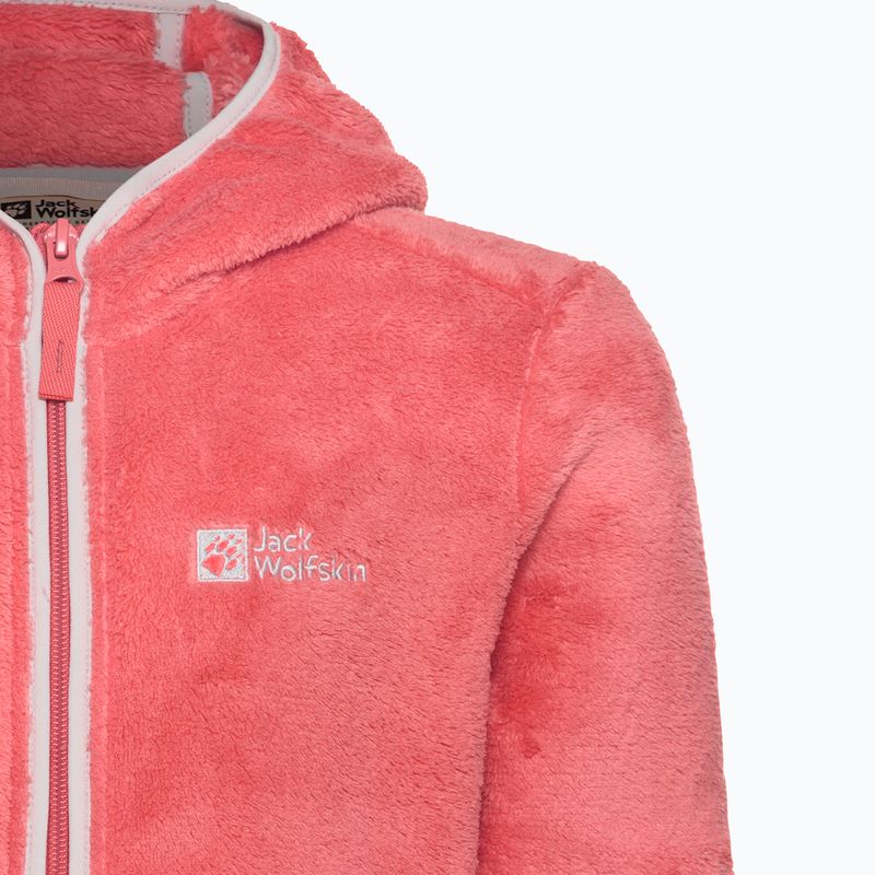 Dětská trekkingová mikina Jack Wolfskin Nepali sunset coral 7