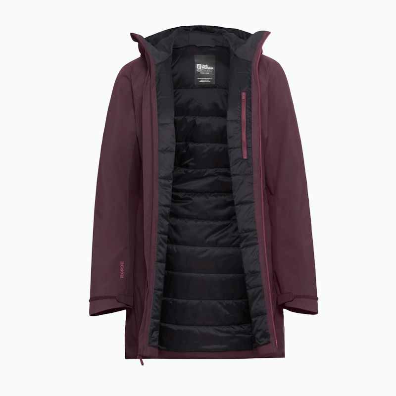 Dámská nepromokavá bunda Jack Wolfskin Heidelstein Ins amaranth 9