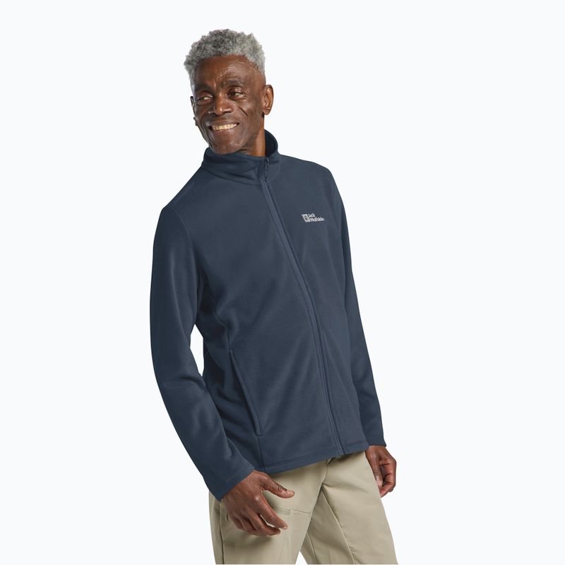 Pánská fleecová mikina Jack Wolfskin Taunus Fz midnight sky