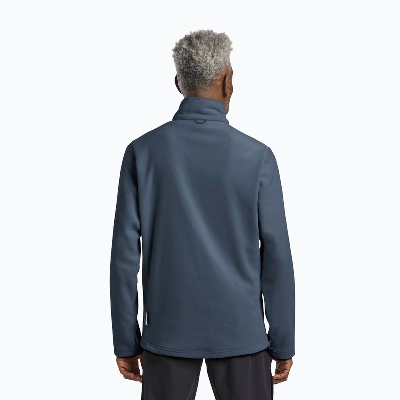 Pánská fleecová mikina Jack Wolfskin Winterstein Fz midnight sky 3