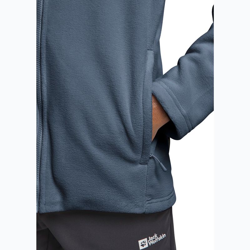 Pánská fleecová mikina Jack Wolfskin Winterstein Fz midnight sky 5
