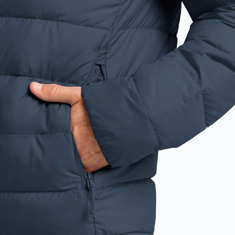 Pánská péřová bunda Jack Wolfskin Ather Down Hoody midnight sky/dark navy 5