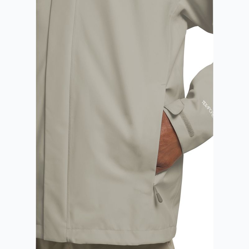 Pánská nepromokavá bunda Jack Wolfskin Trailtime 2L linen 5