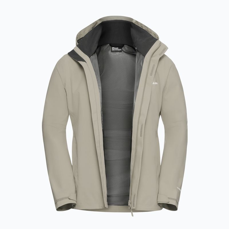 Pánská nepromokavá bunda Jack Wolfskin Trailtime 2L linen 9