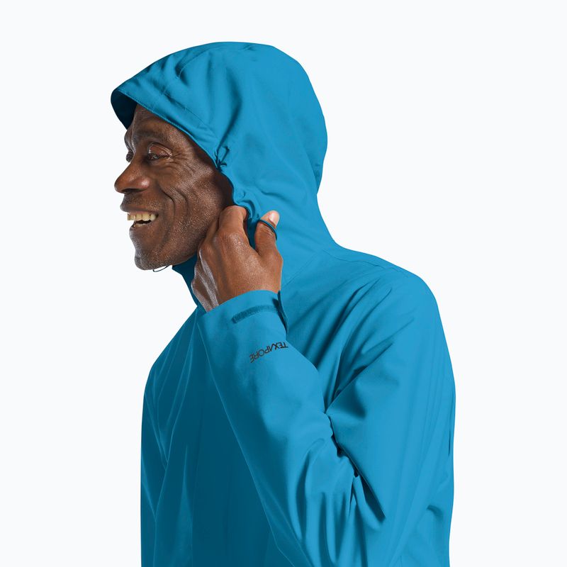 Pánská nepromokavá bunda Jack Wolfskin Trailtime 2L aurora blue 4