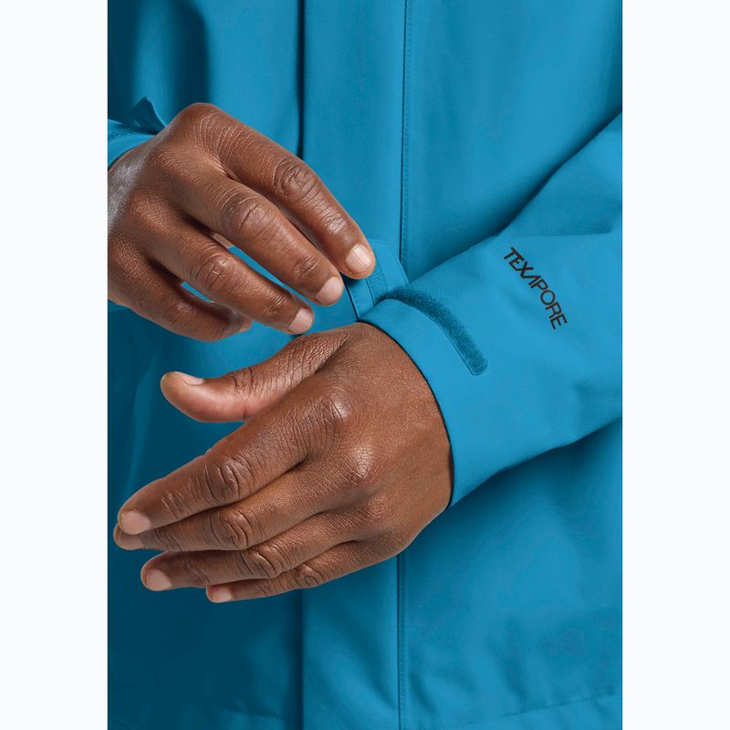 Pánská nepromokavá bunda Jack Wolfskin Trailtime 2L aurora blue 6