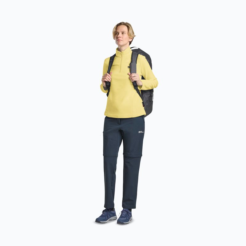 Dámská trekkingová mikina Jack Wolfskin Taunus Hz lemon ice 2