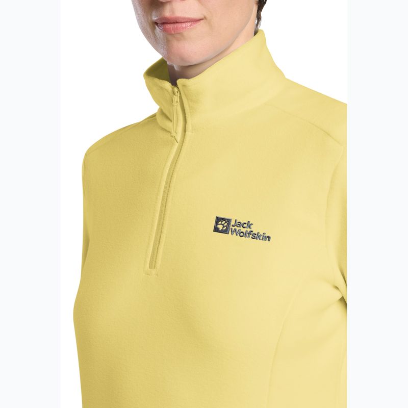 Dámská trekkingová mikina Jack Wolfskin Taunus Hz lemon ice 4