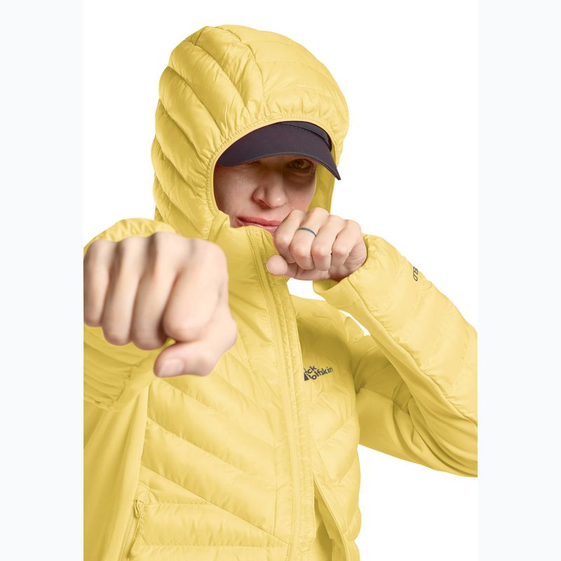 Dámská hybridní bunda Jack Wolfskin Routeburn Pro Ins lemon ice 5