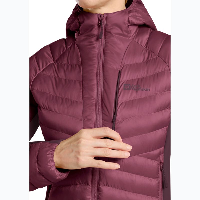 Dámská zateplená bunda Jack Wolfskin Routeburn Pro Ins raisin 6