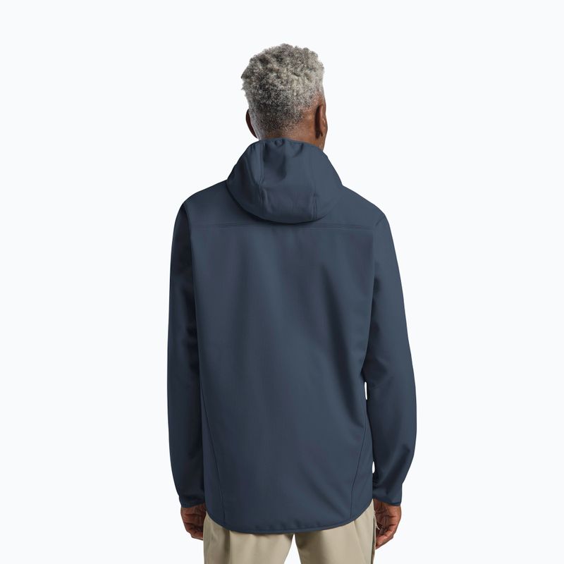 Pánská softshellová bunda Jack Wolfskin Bornberg Hoody midnight sky 3