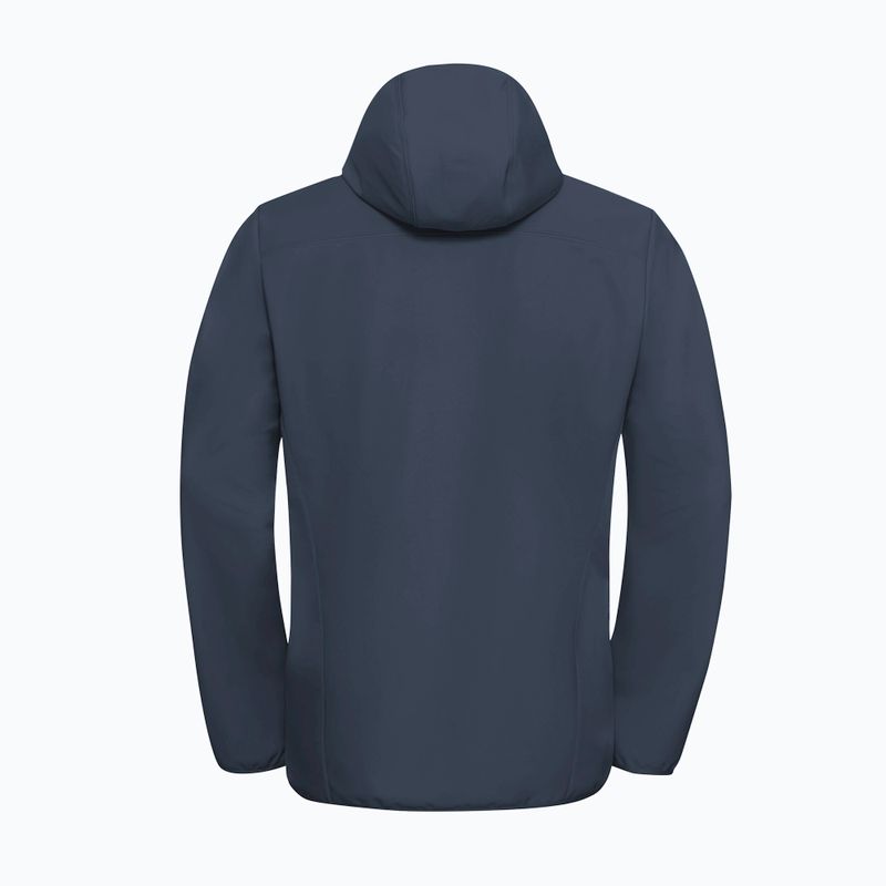 Pánská softshellová bunda Jack Wolfskin Bornberg Hoody midnight sky 7
