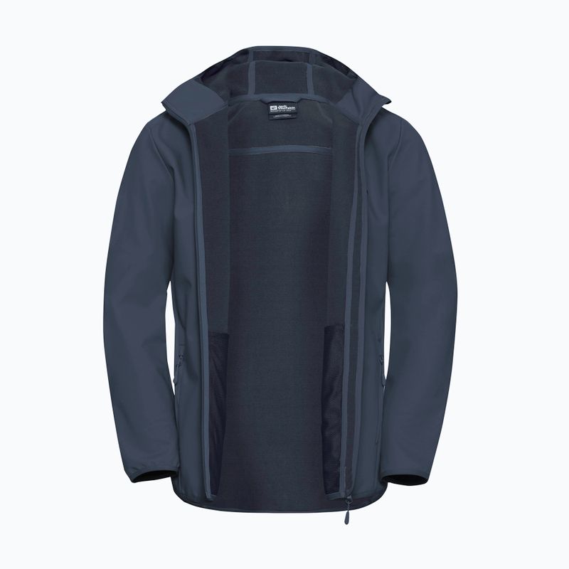 Pánská softshellová bunda Jack Wolfskin Bornberg Hoody midnight sky 8