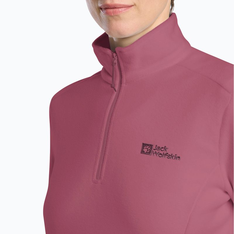 Dámská trekkingová mikina Jack Wolfskin Taunus Hz raisin 4