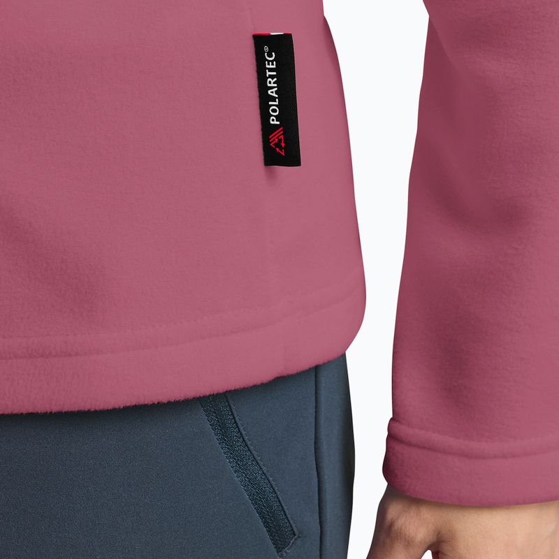 Dámská trekkingová mikina Jack Wolfskin Taunus Hz raisin 5