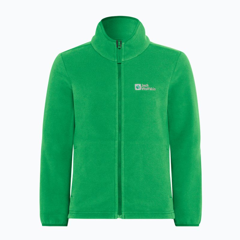 Dětská fleece mikina Jack Wolfskin Taunus mystic green