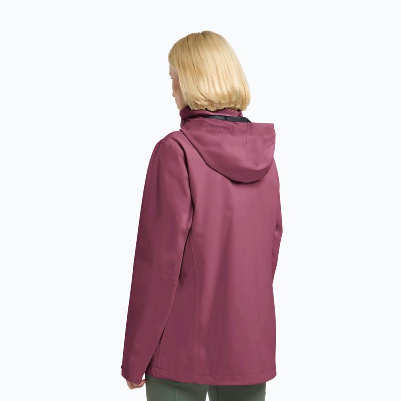 Dámská nepromokavá bunda Jack Wolfskin Trailtime 2L raisin 3