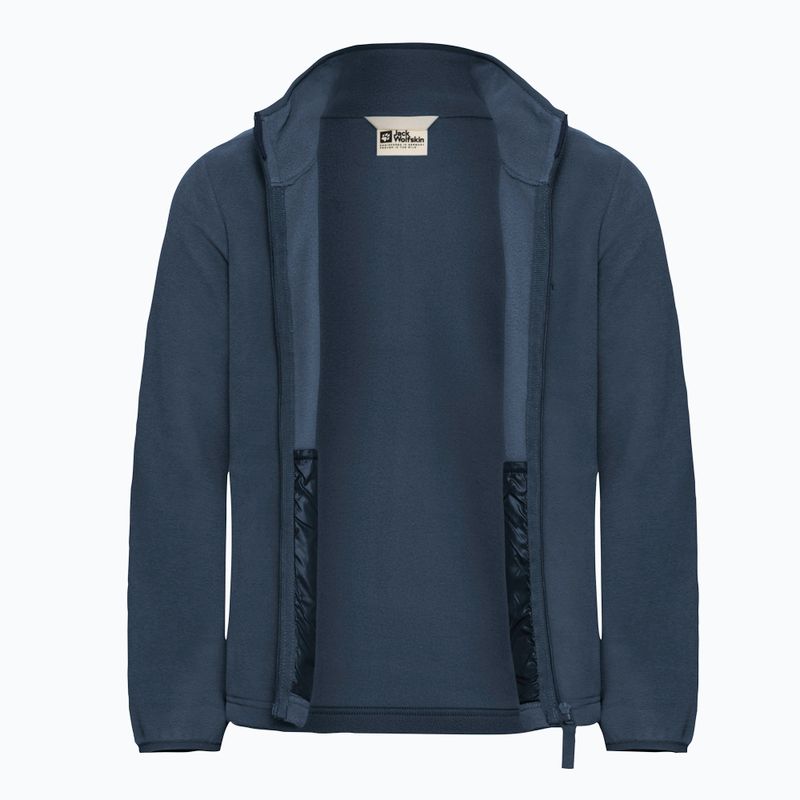 Dětská fleece mikina Jack Wolfskin Taunus midnight sky 3