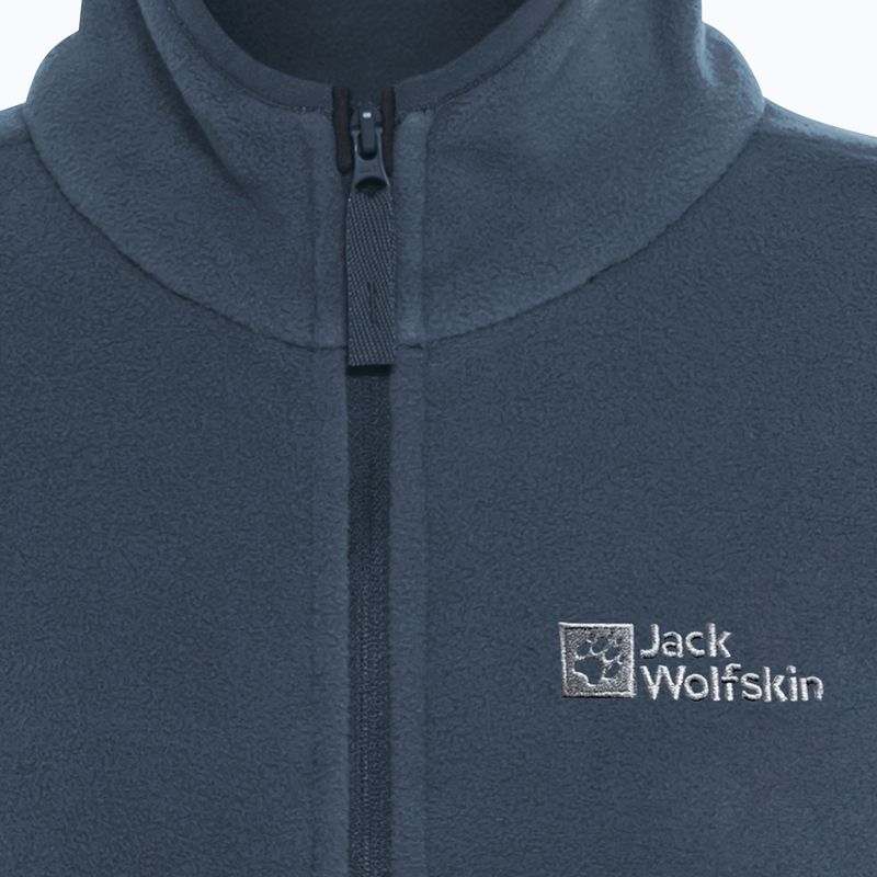 Dětská fleece mikina Jack Wolfskin Taunus midnight sky 4