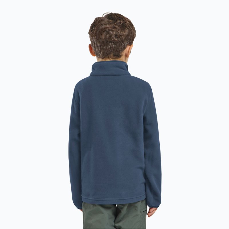 Dětská fleece mikina Jack Wolfskin Taunus midnight sky 8